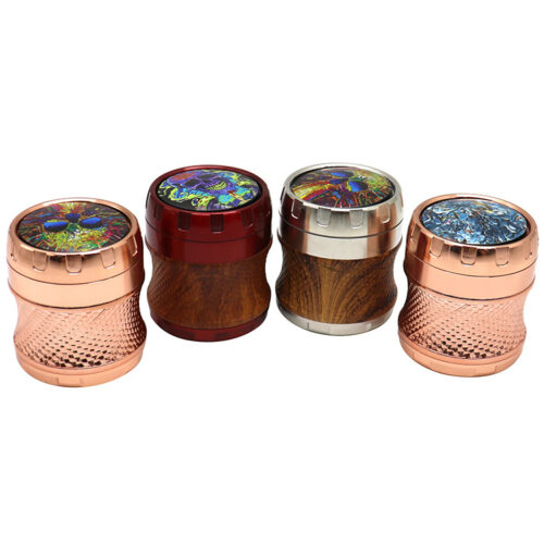 Custom manual metal grinders crusher grinders assorted colors