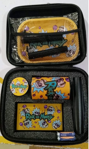 Electronic scale square pot smoking set 8in1