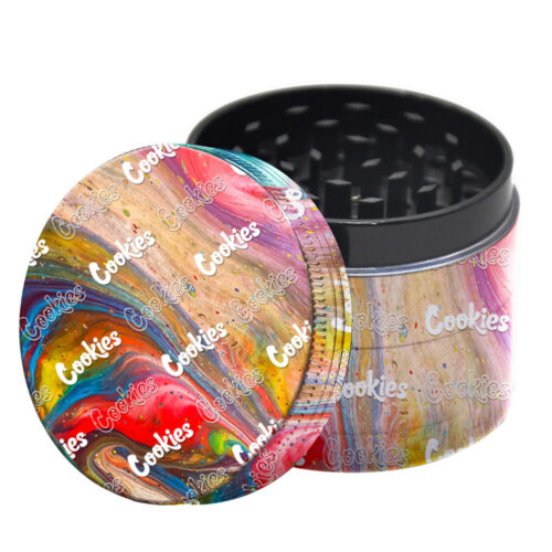 Máquina de desmalezado metálico de aleación de zinc de 50 mm de 4 capas de graffiti impreso a todo color personalizado