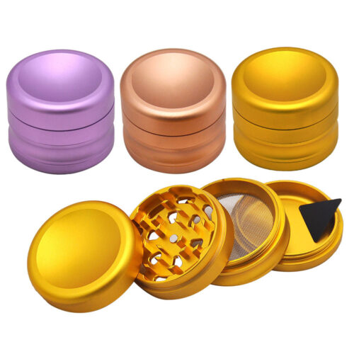 Tùy chỉnh lõm loại 63mm thuốc lá shredder Bốn lớp hàng không nhôm thuốc lá shredder thuốc lá shredder