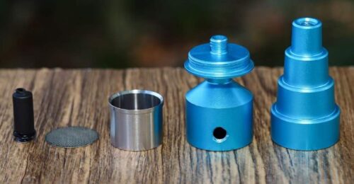 dab tools bamboo metal pipe for hookah