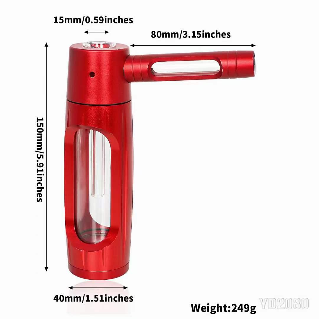 3-in-1 Modular Bubbler spoon pipe one hitter Glass Bubbler Water Pipe