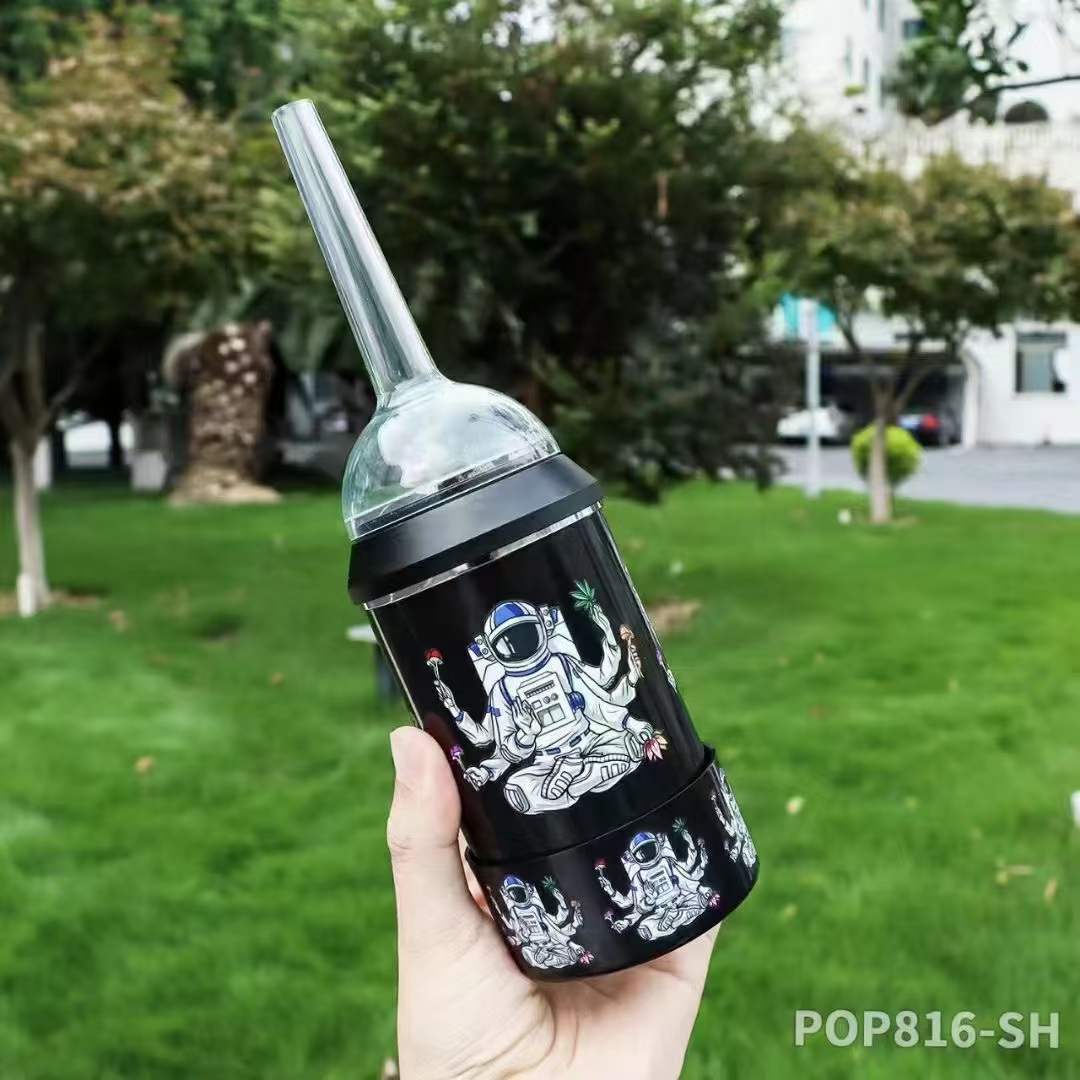 New push-type electric cigarette grinder weed crusher 