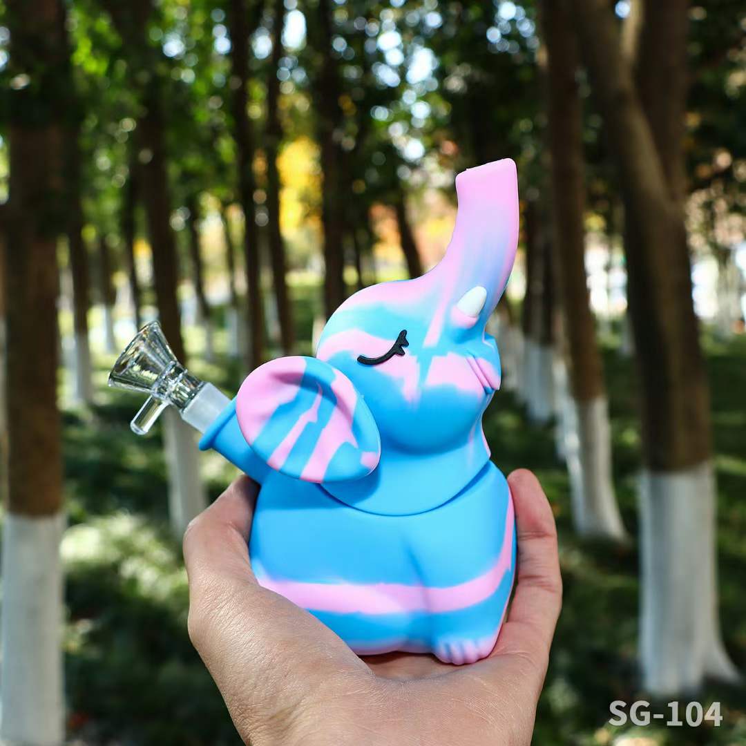 Silicone waterpipe silicone Bubbler & Nectar Collector