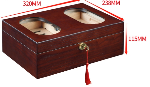 Double Window Cigar humidor box
