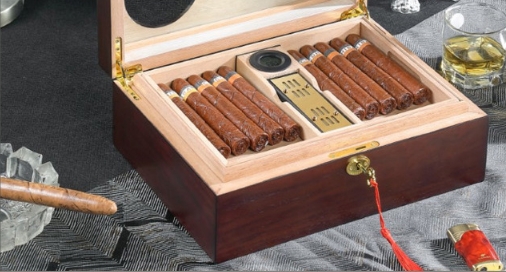 Double Window Cigar humidor box