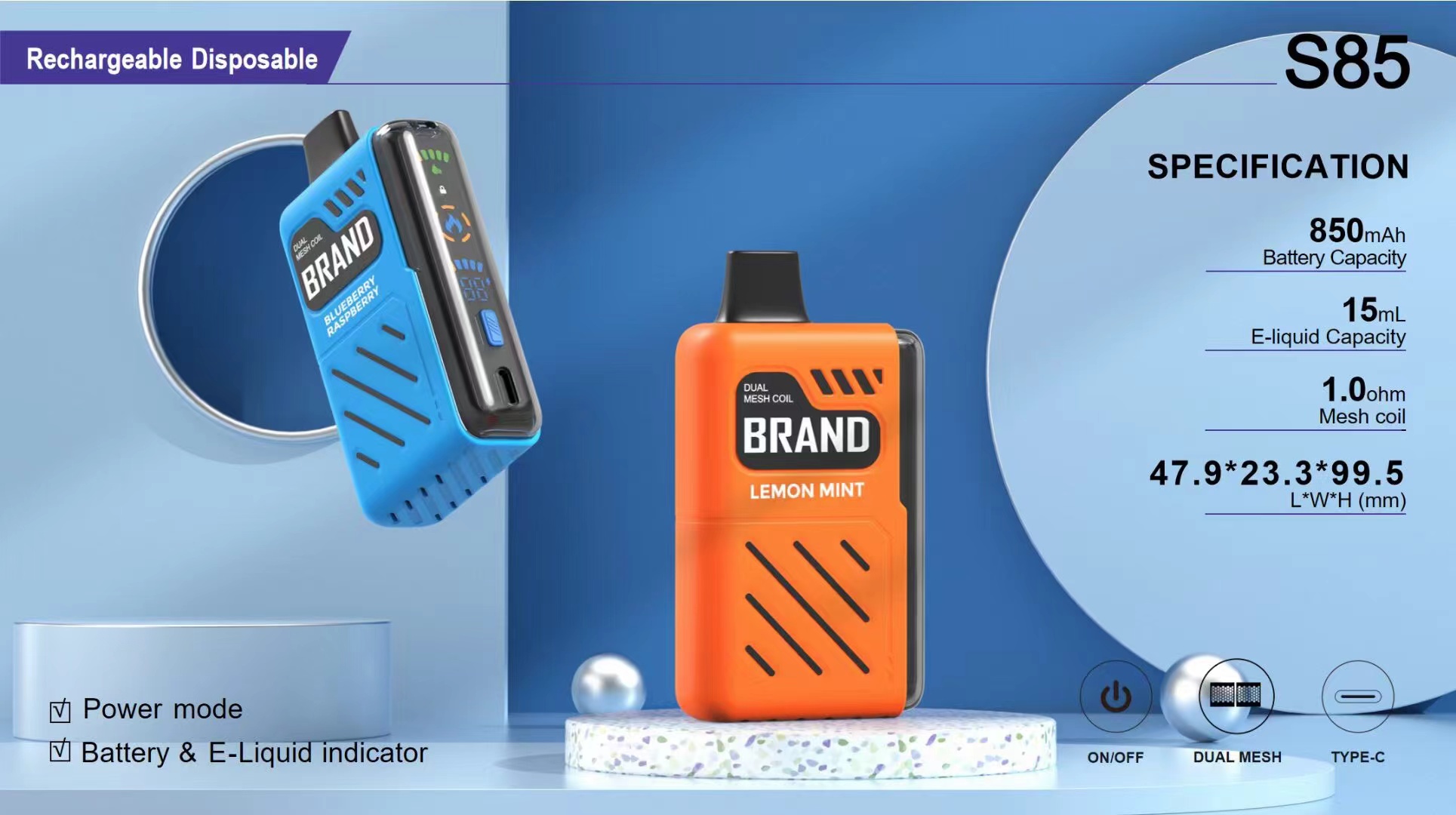 Custom vape device and supply existing vape brand 