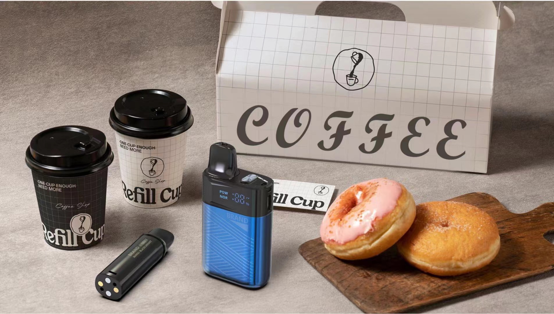 Custom vape device and supply existing vape brand 