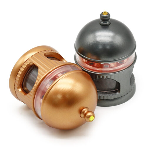 Bell shape tobacco grinder four-layer herb grinder manual cigarette crusher