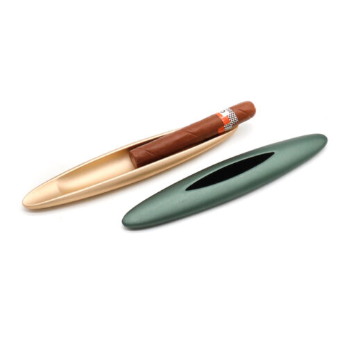 Cigar Ashtray Double Slot weed Ashtray Alloy cigarette Ashtray