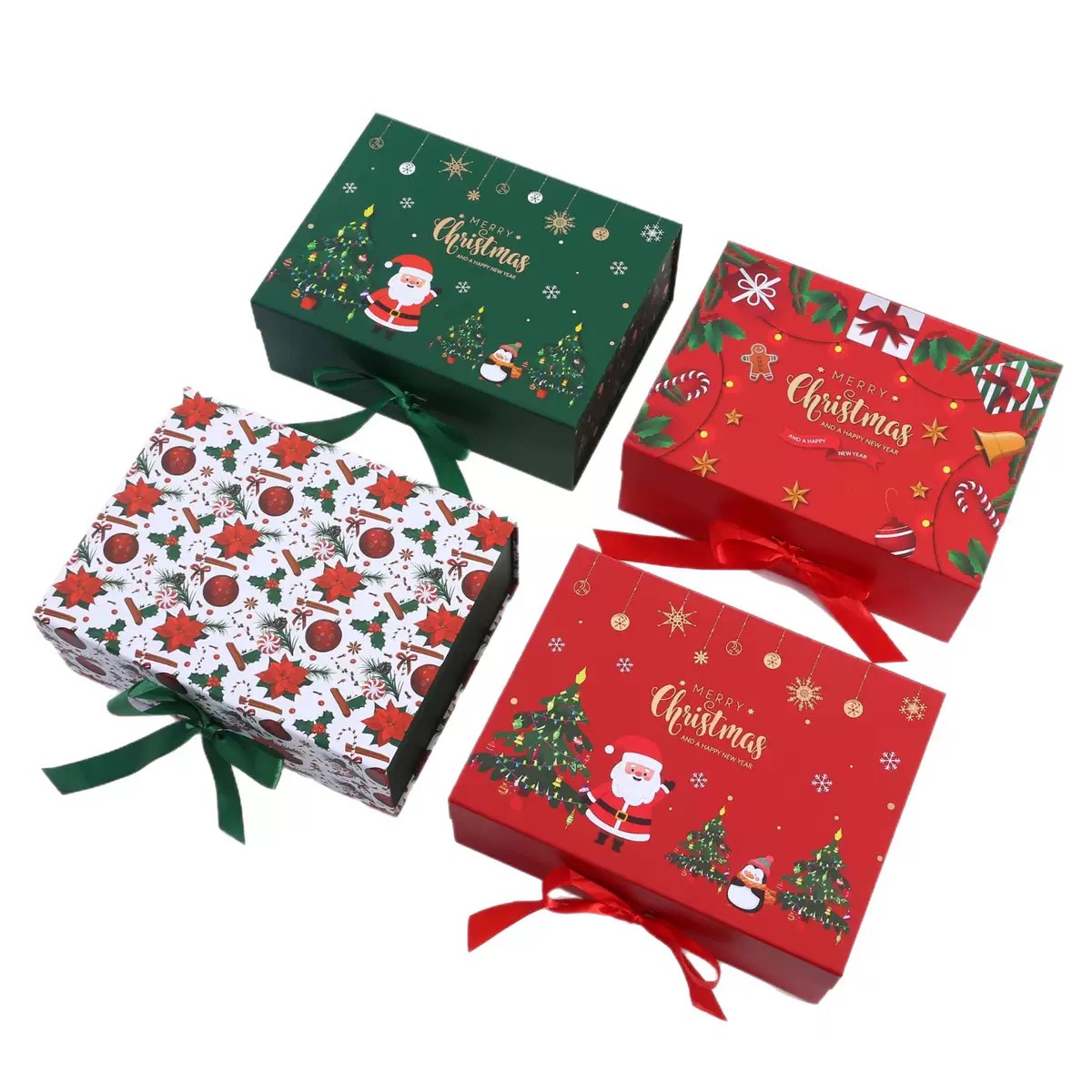 What are some common types of Christmas gift wrapping