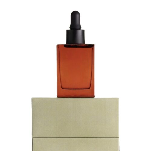 Customized 15ml and 30ml amber glass dropper essential oil bottles,