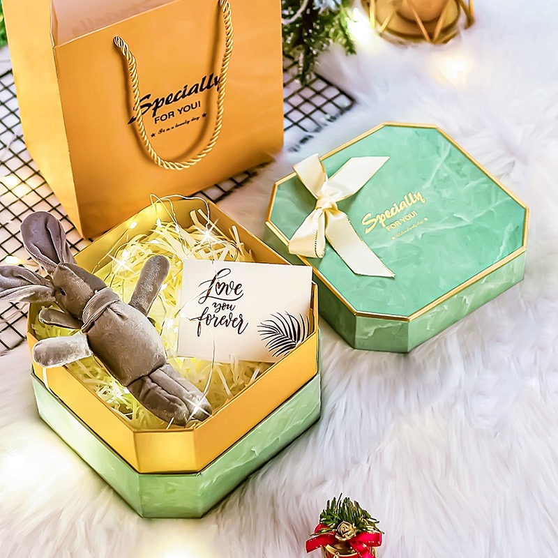 Holiday gift boxes cosmetic packaging box custom