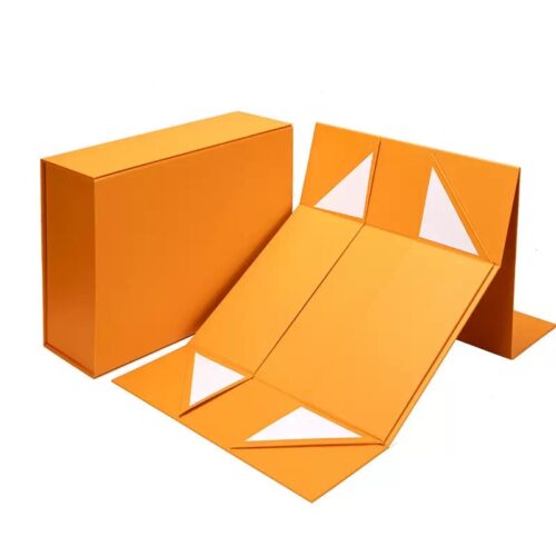 Magnetic packaging cardboard box One-piece folding box custom