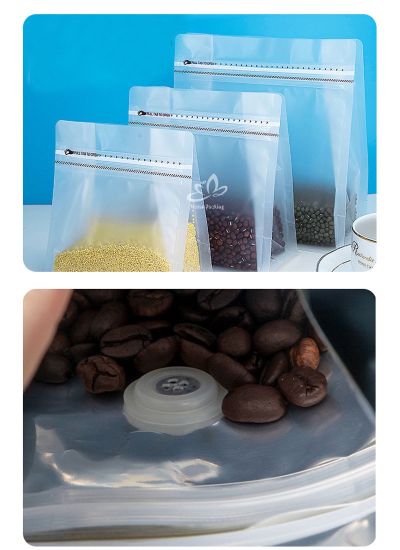 Moisture proof snack stand-up sealing bags food packaging bags tea self sealing aluminum foil pouch