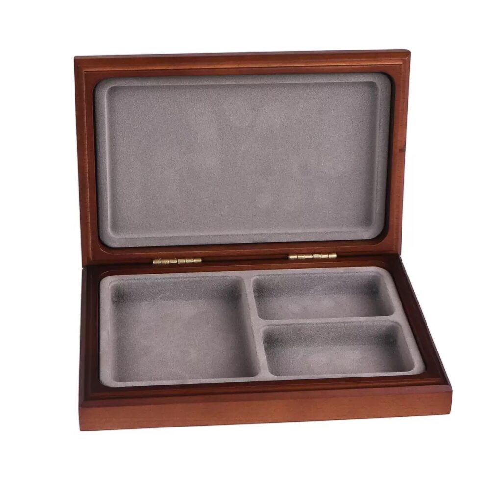 Solid wood jewelry box necklace bracelet storage box custom